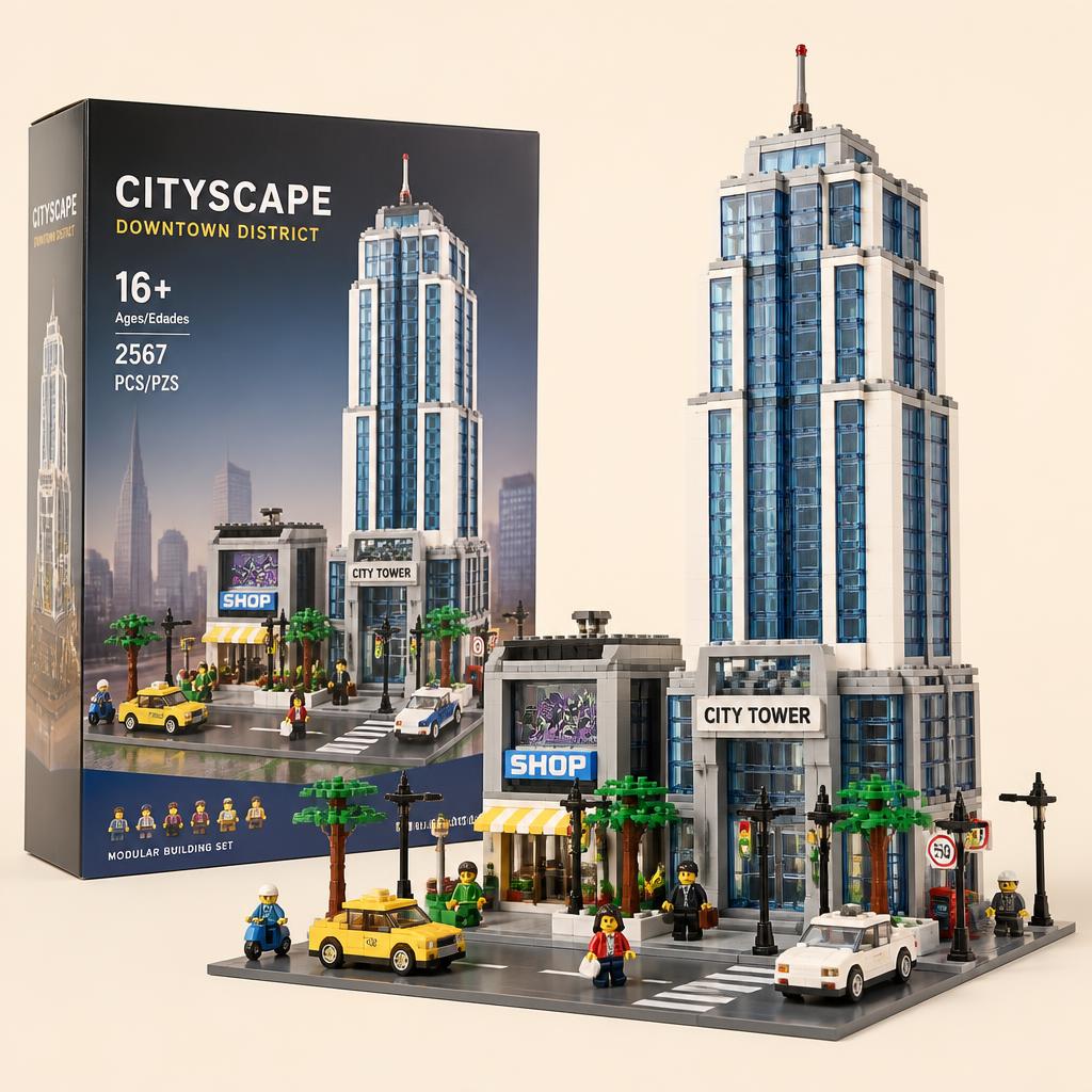 Cityscape Bricks โ view 1