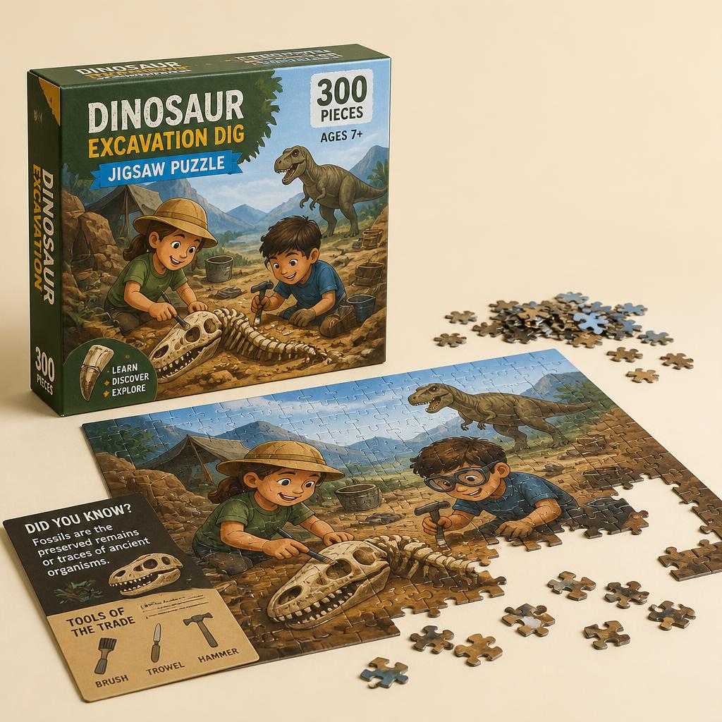Dino Dig Puzzle 300